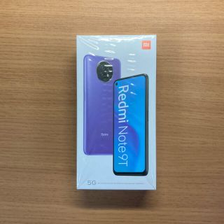 ソフトバンク(Softbank)の【新品・未開封】Xiaomi Redmi Note 9T パープル(スマートフォン本体)