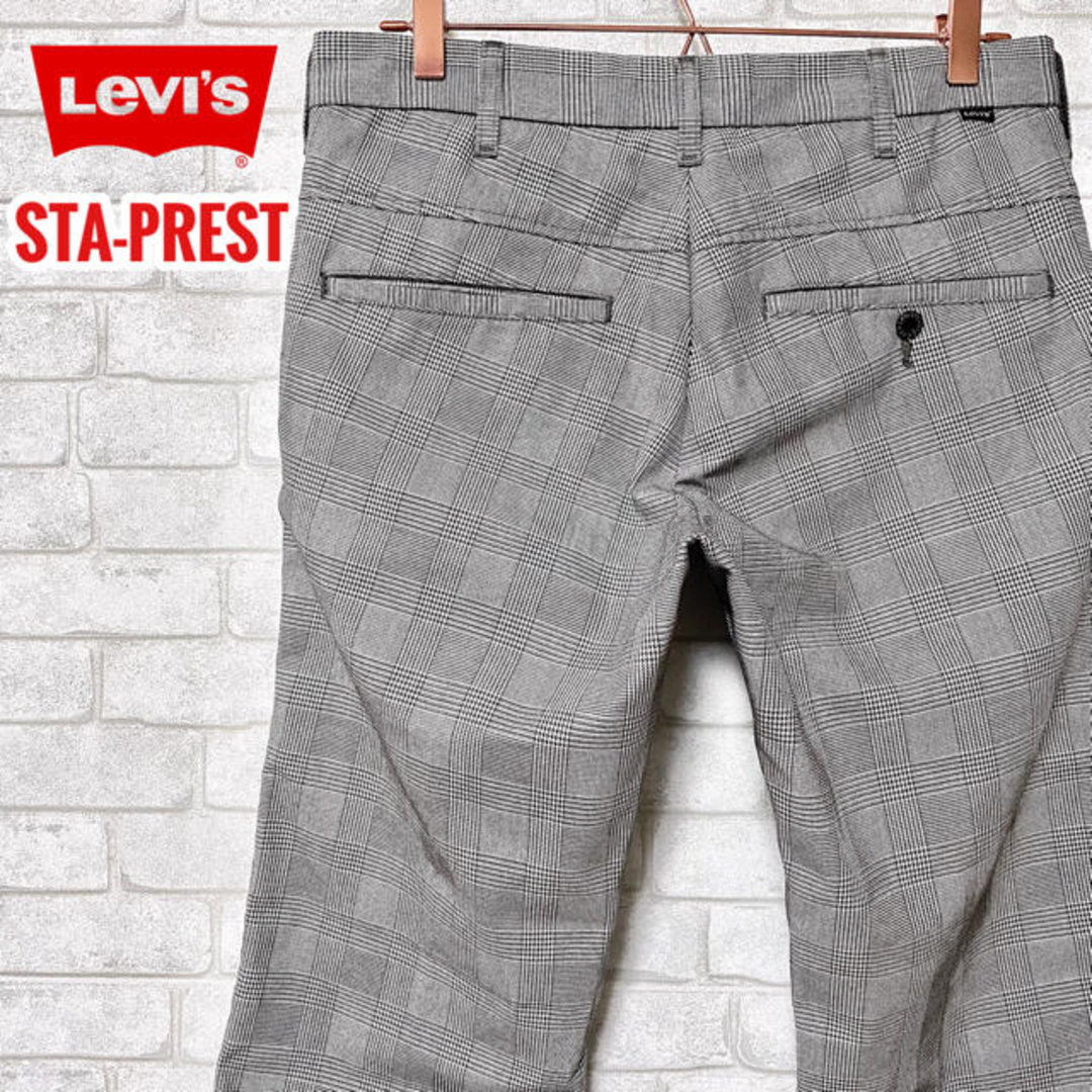 Levi's - Levi's STA-PREST リーバイス スタプレ チェック柄 W32 Levi's - Levi's STA-PREST リーバイス スタプレ チェック柄 W32