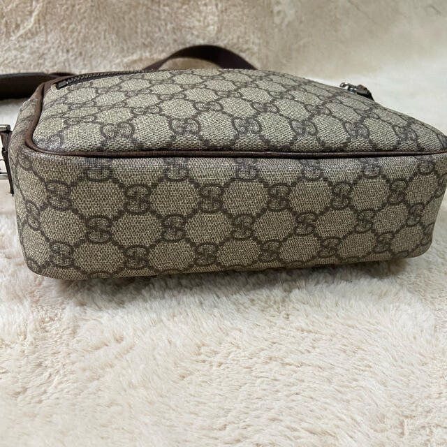 美品★OLD GUCCI PVC レザー ショルダーバッグ GGスプリーム