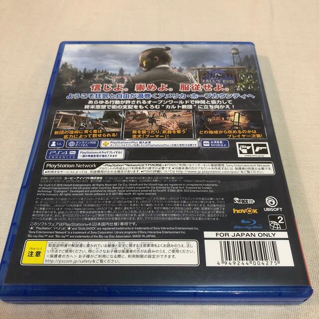 PlayStation4(プレイステーション4)のファークライ5 PS4 エンタメ/ホビーのゲームソフト/ゲーム機本体(家庭用ゲームソフト)の商品写真