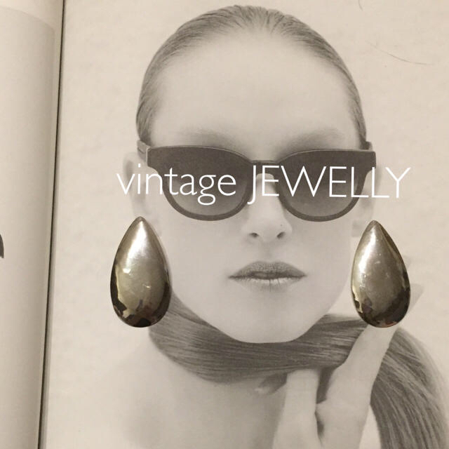 専用【Vintage】JEWELLY メタルドロップイヤリング シルバー レディースのアクセサリー(イヤリング)の商品写真