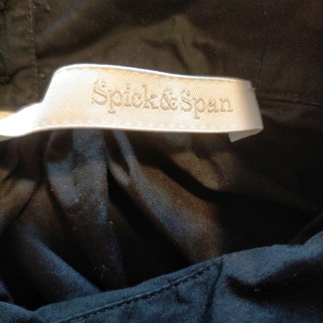 Spick & Span(スピックアンドスパン)のスピック＆スパン  スタンドカラー ブラウス 黒 レディースのトップス(シャツ/ブラウス(長袖/七分))の商品写真