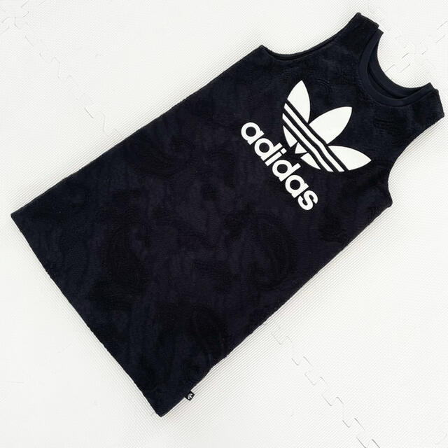 adidas(アディダス)の【のんたん様専用！】adidas originals ミニワンピース 黒 XS レディースのワンピース(ミニワンピース)の商品写真