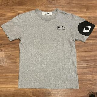 コムデギャルソン(COMME des GARCONS)のPLAY COMME des GARCONS グレーTシャツ(Tシャツ/カットソー(半袖/袖なし))