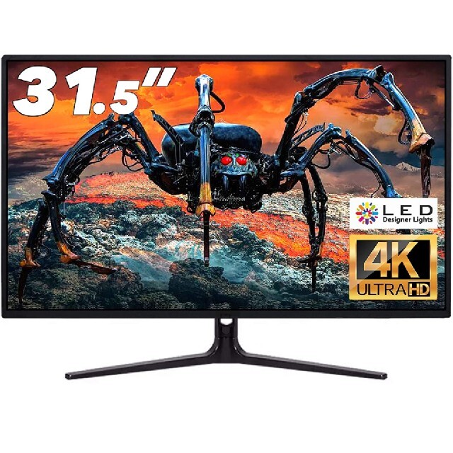 (週末特価)DEED 31.5インチ 4K モニター液晶