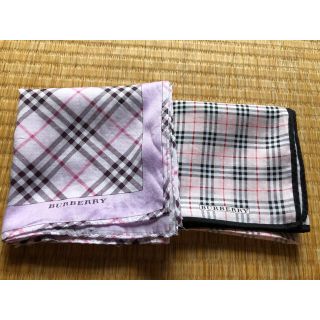 バーバリー(BURBERRY)の【最終値下げ】バーバリーハンカチ2枚(ハンカチ)