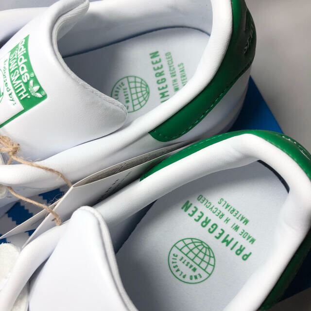 adidas(アディダス)の【新品】アディダス スタンスミス ベルクロ ホワイト グリーン 27.0 メンズの靴/シューズ(スニーカー)の商品写真