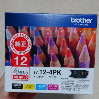 ブラザー(brother)の純正インクカードリッジ LC12-4PK(PC周辺機器)