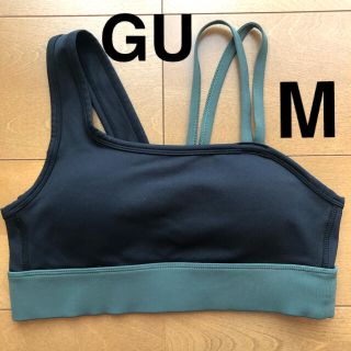 ジーユー(GU)のGU (ジーユー) ブラトップ(M)＊美品＊限定デザイン＊(トレーニング用品)