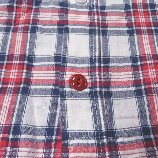 Engineered Garments(エンジニアードガーメンツ)のEngineered Garments エンジニアードガーメンツ アメリカ製 Work Shirt - Madras Plaid マドラスチェックワークシャツ XS White/Navy/Red 長袖 トップス【中古】【Engineered Garments】 メンズのトップス(シャツ)の商品写真