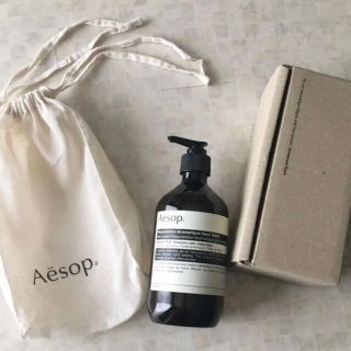 イソップ(Aesop)の巾着と箱つき★イソップ　Aesop レスレクション　(ボディソープ/石鹸)