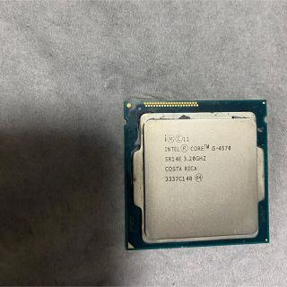 インテレクション(INTELECTION)のi5 4570 CPU インテルデスクトップ　使わないので早い者勝ちでどうぞ(PCパーツ)