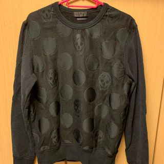 アレキサンダーマックイーン(Alexander McQueen)の国内正規 17SS アレキサンダーマックイーン スカル メッシュ スウェット(スウェット)