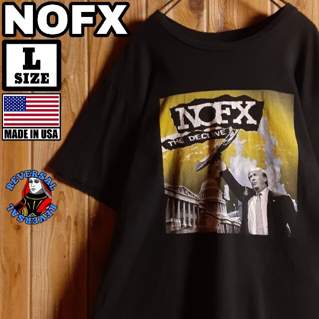 USA製 NOFX ノーエフエックス THE DECLINE Tシャツ L