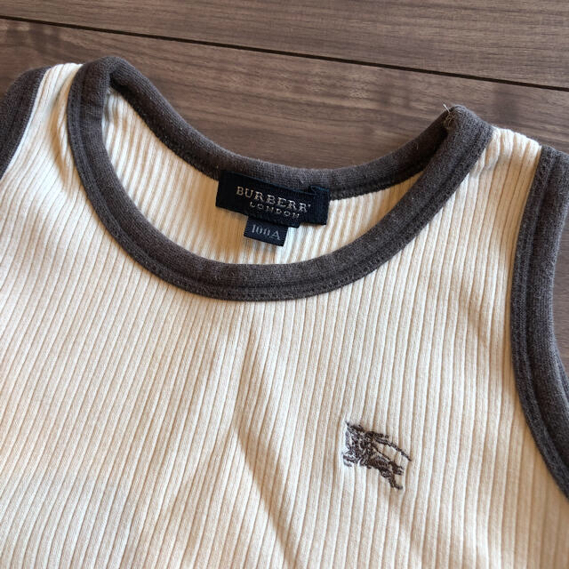 BURBERRY(バーバリー)のBURBERRY キッズ タンクトップ 100cm キッズ/ベビー/マタニティのキッズ服男の子用(90cm~)(Tシャツ/カットソー)の商品写真