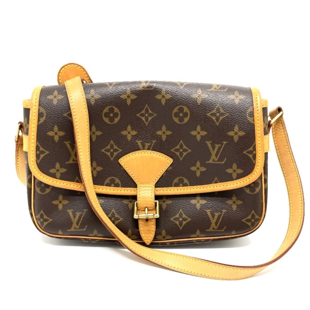 ルイヴィトン LOUIS VUITTON ソローニュ M42250 モノグラム 斜め掛け ショルダーバッグ モノグラムキャンバス ブラウン ブラウン系オープンポケットx1内側