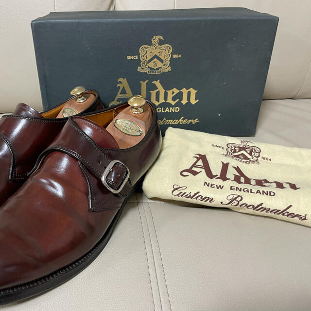 Alden(オールデン)のオールデン　コードバン　シングルモンク　1878 サイズ8 メンズの靴/シューズ(ドレス/ビジネス)の商品写真