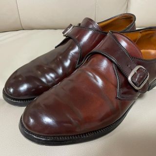 ヒート オールデン コードバン シングルモンク 1878 サイズ8 - 通販