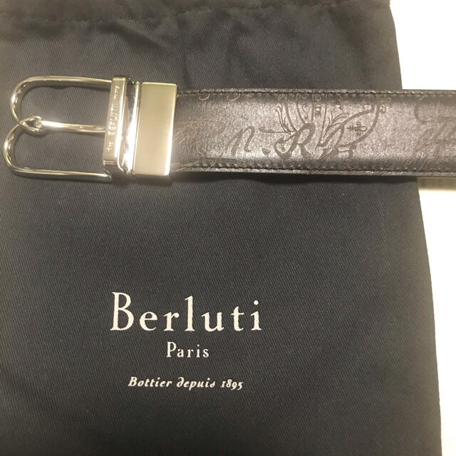 Berluti(ベルルッティ)のベルルッティ　カリグラフィ Bボリュートベルト メンズのファッション小物(ベルト)の商品写真