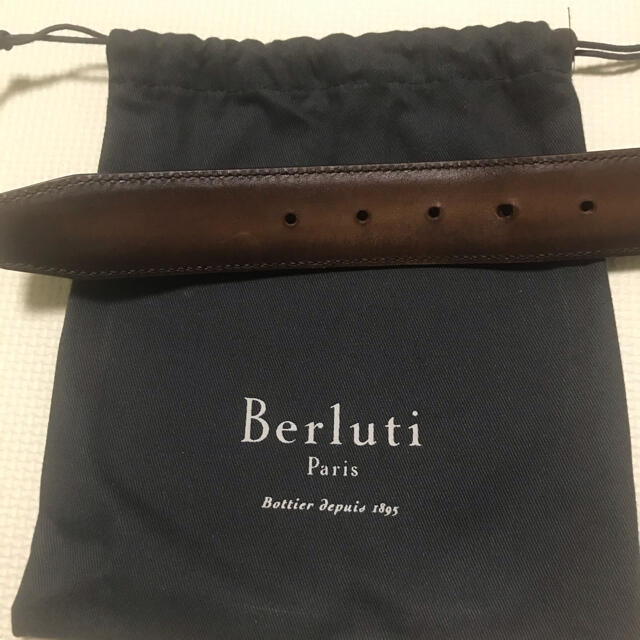 Berluti(ベルルッティ)のベルルッティ　カリグラフィ Bボリュートベルト メンズのファッション小物(ベルト)の商品写真