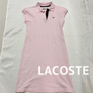 ラコステ(LACOSTE)のラコステ★ポロシャツドレス★ワンピース★サイズ38(ひざ丈ワンピース)