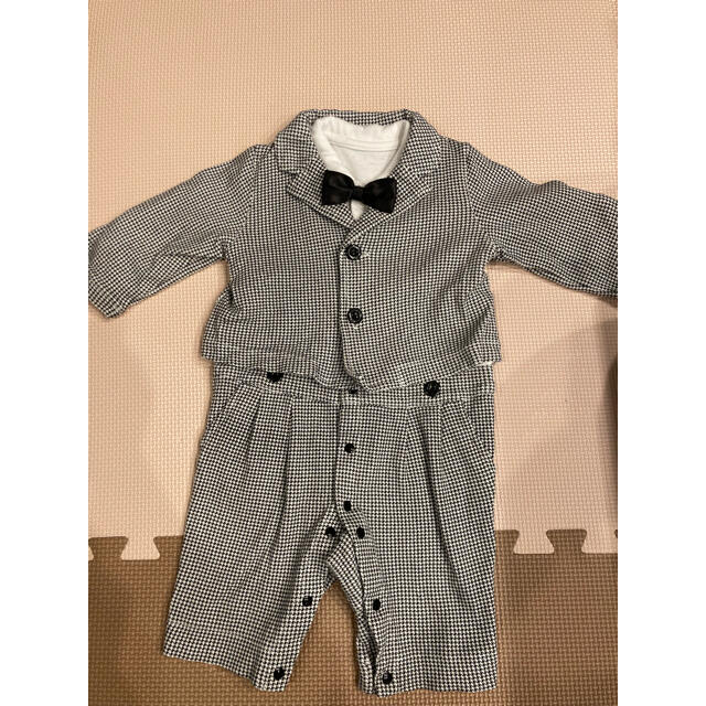 ロンパース 男の子 フォーマル スーツ キッズ/ベビー/マタニティのベビー服(~85cm)(ロンパース)の商品写真