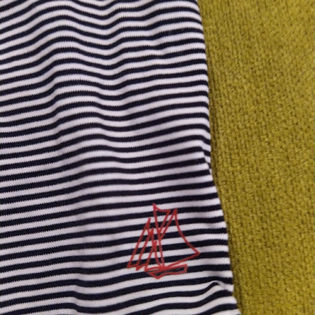 PETIT BATEAU(プチバトー)のプチバトー水着　ミラレワンピース水着　24m 86cm キッズ/ベビー/マタニティのベビー服(~85cm)(水着)の商品写真