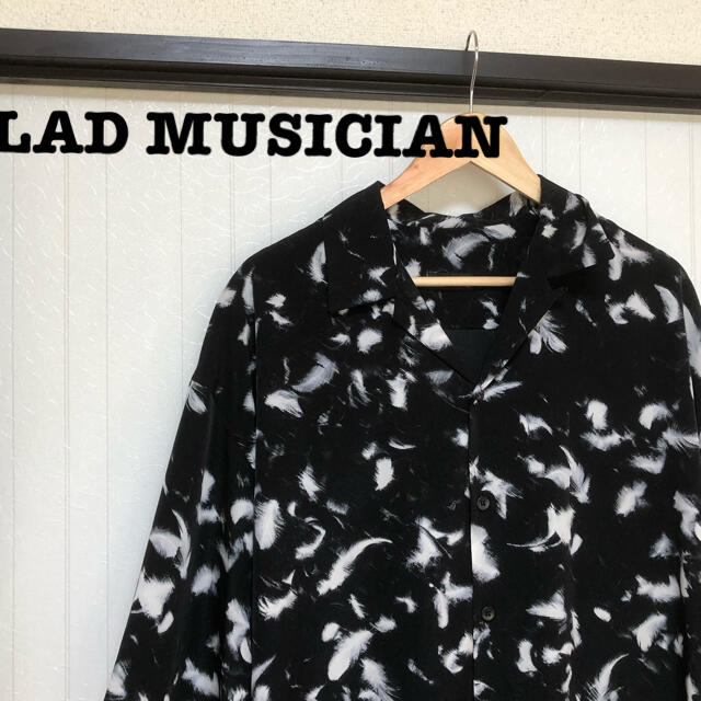 LAD MUSICIAN フェザーシャツ　羽柄