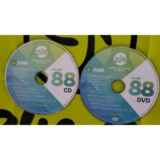 ズンバ(Zumba)のZUMBA　ズンバ　ZIN88　CD ＆ DVD　インストラクター専用(スポーツ/フィットネス)