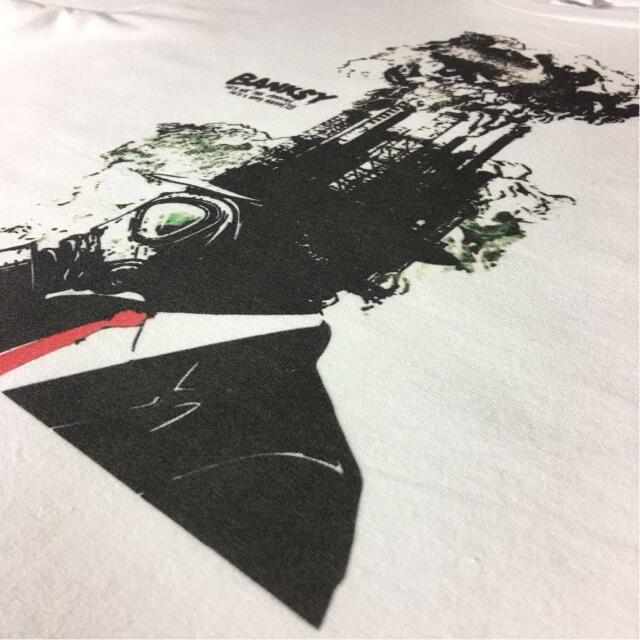 【BANKSY】新品 バンクシー スチームパンク グラフィティ アート Tシャツ