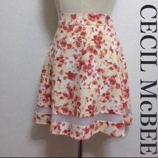 セシルマクビー(CECIL McBEE)のセシルマクビー  フレアースカート(ひざ丈スカート)