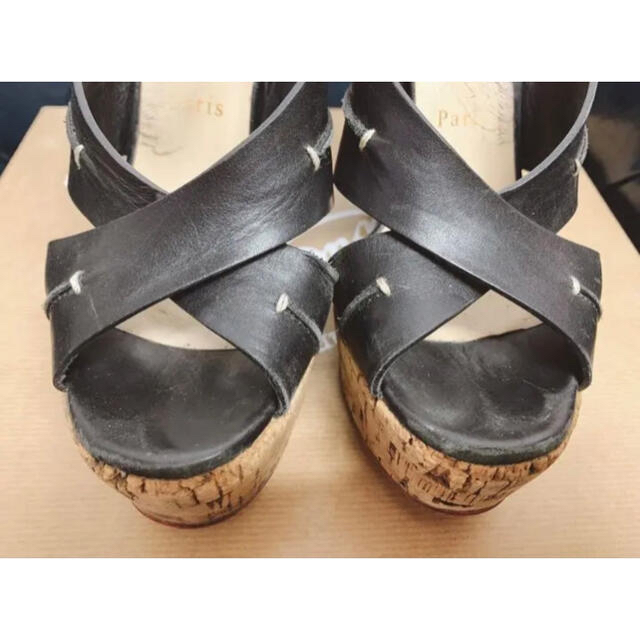 Christian Louboutin(クリスチャンルブタン)のクリスチャンルブタン　サンダル　24.5 レディースの靴/シューズ(サンダル)の商品写真
