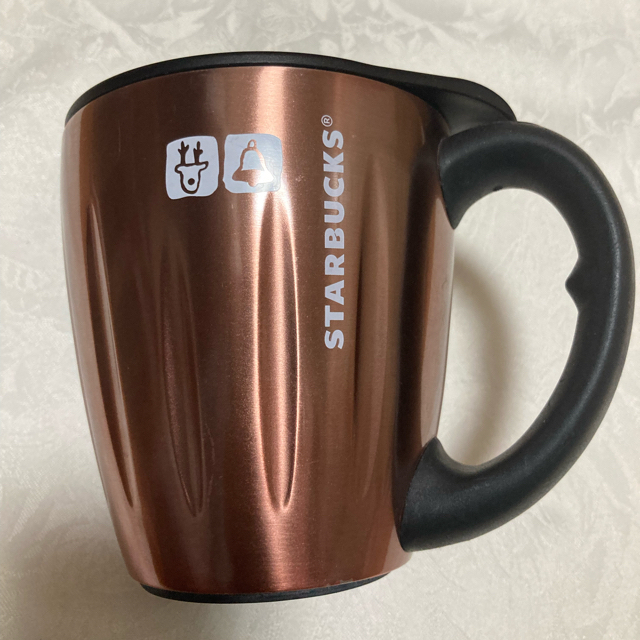 Starbucks Coffee(スターバックスコーヒー)のスタバ ステンレス マグカップ 蓋つき インテリア/住まい/日用品のキッチン/食器(グラス/カップ)の商品写真