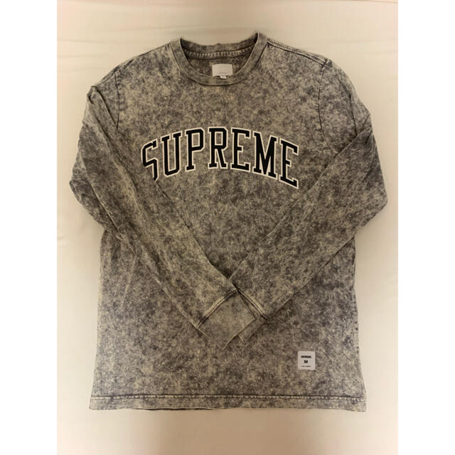 Supreme Acid Wash Arc Logo L/S Tee Mサイズ