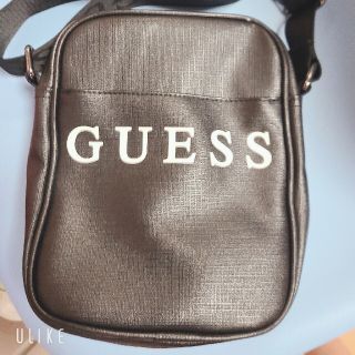 ゲス(GUESS)のGUESS  ショルダーバッグ  ブラック(ショルダーバッグ)