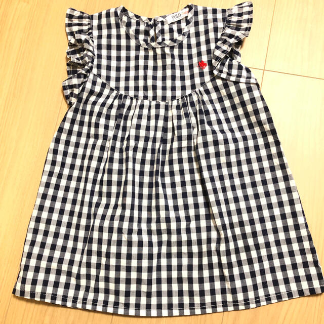 polo ギンガムチェック　ワンピース キッズ/ベビー/マタニティのキッズ服女の子用(90cm~)(ワンピース)の商品写真