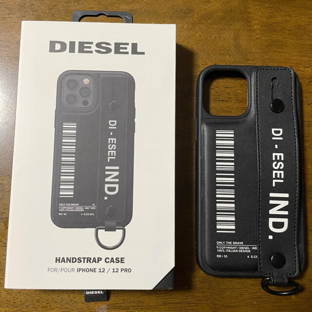 DIESEL(ディーゼル)のDIESEL ハンドストラップiPhone12 / 12pro ケース スマホ/家電/カメラのスマホアクセサリー(iPhoneケース)の商品写真