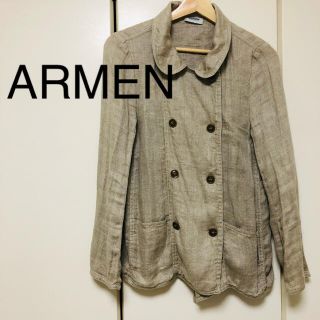 アーメン(ARMEN)のARMEN アーメン　リネンジャケット(テーラードジャケット)