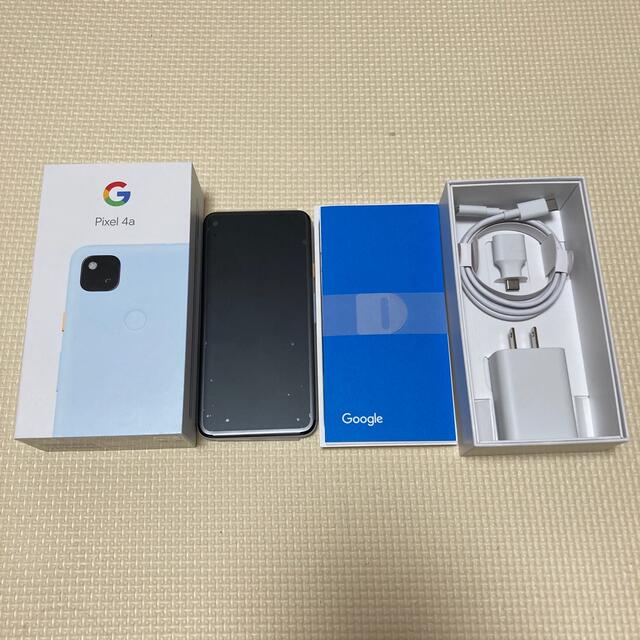 Google pixel 4a 128GB barely blue ピクセルスマホ/家電/カメラ