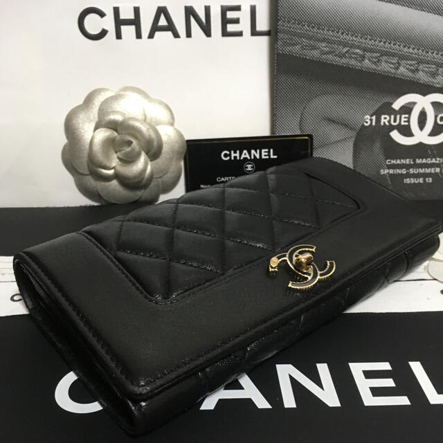 CHANEL(シャネル)のmiwa様専用♡超美品★ シャネル 新作 マドモアゼル 長財布 30番台 正規品 レディースのファッション小物(財布)の商品写真