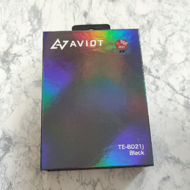 AVIOT TE-BD21j BLACK 黒 完全ワイヤレスイヤホン スマホ/家電/カメラのオーディオ機器(ヘッドフォン/イヤフォン)の商品写真