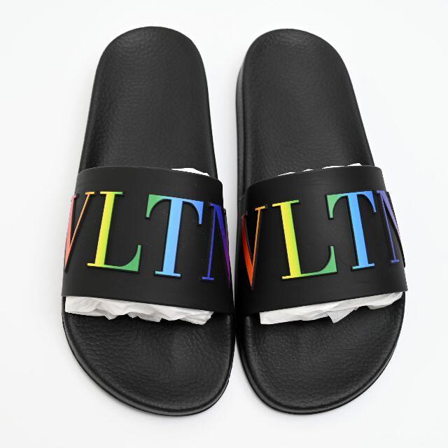 新品 Valentino ラバー VLTN スライドサンダル 新品 Valentino ラバー VLTN スライドサンダル