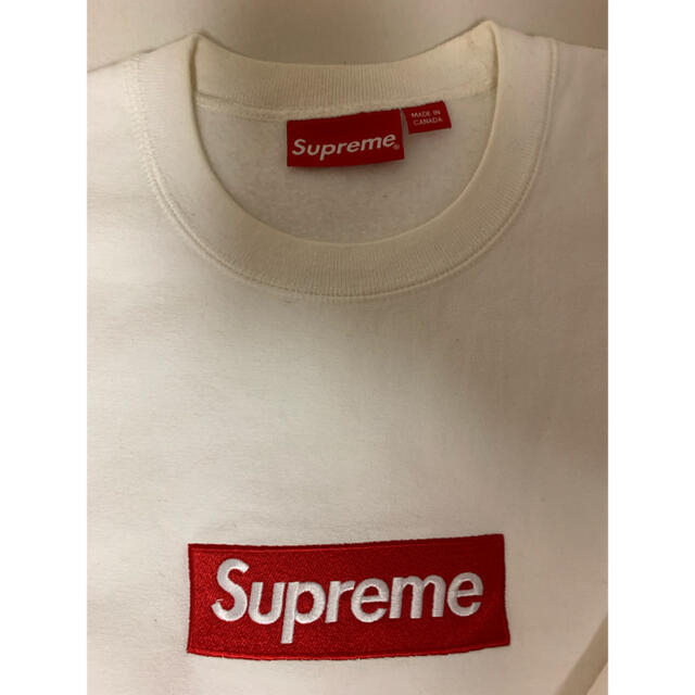 Supreme(シュプリーム)のSupreme box logo crewneck Mサイズ メンズのトップス(パーカー)の商品写真