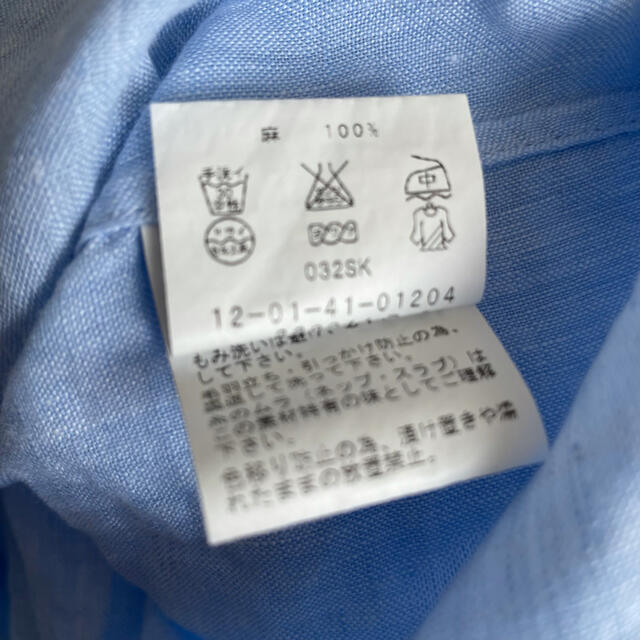 TOMORROWLAND - マカフィー リネン シャツ 水色 ブルーの通販 by