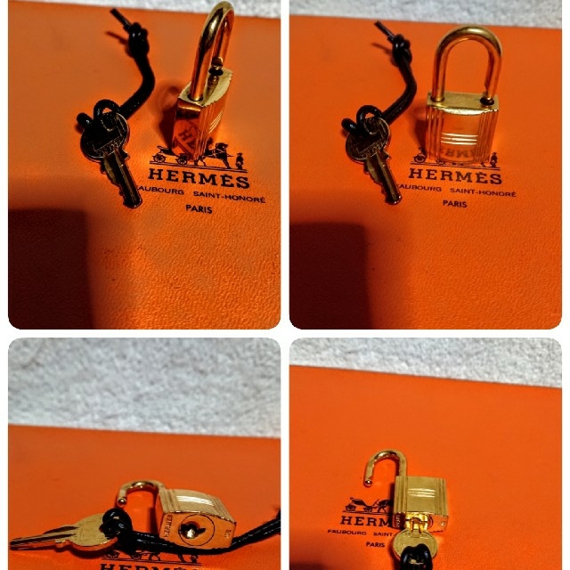 Hermes(エルメス)のHERMES ゴールド カデナパドロック 南京錠、鍵付き！ レディースのアクセサリー(ネックレス)の商品写真