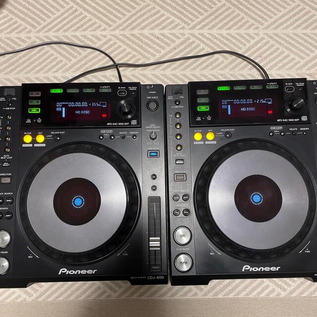 Pioneer CDJ-850k 2台セット　14年製　デッキセーバーカバー付き