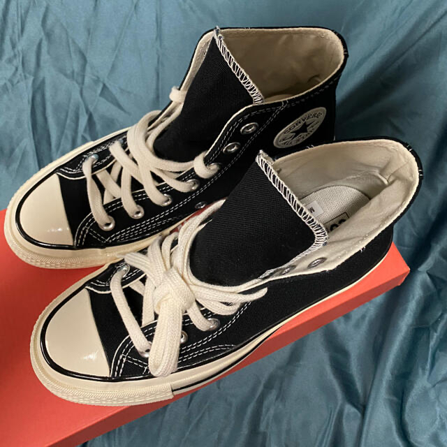 CONVERSE(コンバース)の値下げしました！　新品未使用 22.5cmChuck70 black ブラック レディースの靴/シューズ(スニーカー)の商品写真