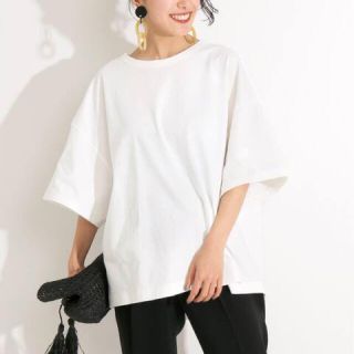 イエナ(IENA)のVERMEIL par iena  天竺Tシャツ　未使用品(Tシャツ(半袖/袖なし))