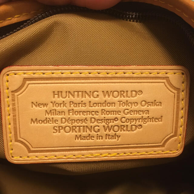 HUNTING WORLD(ハンティングワールド)のHUNTING WORLD  ハンティング・ワールド　セカンドバッグ メンズのバッグ(セカンドバッグ/クラッチバッグ)の商品写真