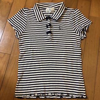 クミキョク(kumikyoku（組曲）)のKUMIKYOKU  半袖ボーダーカットソー TM (140-150)(Tシャツ/カットソー)